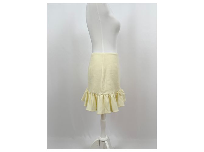 Autre Marque Minifalda Delfina amarilla Amarillo - vista 4