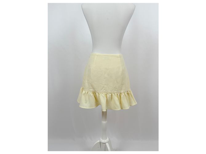 Autre Marque Minifalda Delfina amarilla Amarillo - vista 5