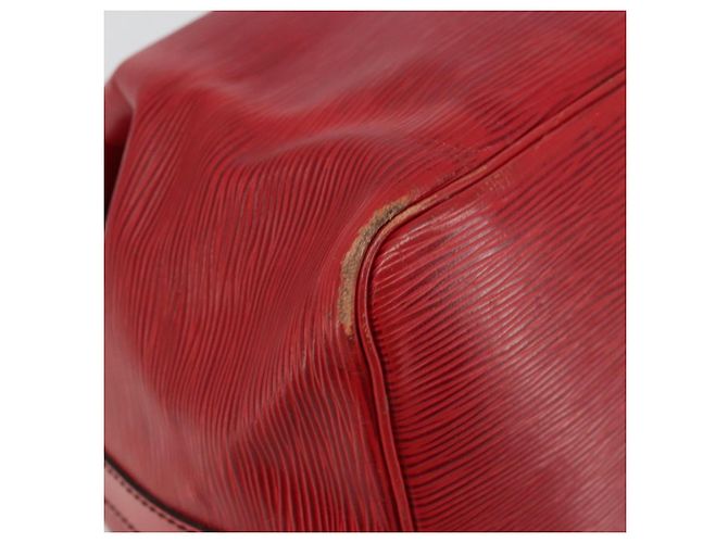 Borsa a Spalla LOUIS VUITTON Epi Petit Noe Rosso M44107 LV Auth 179148 - vista 14