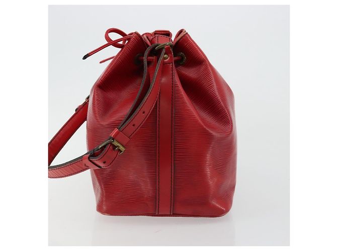 Borsa a Spalla LOUIS VUITTON Epi Petit Noe Rosso M44107 LV Auth 179148 - vista 3