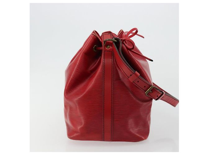 Borsa a Spalla LOUIS VUITTON Epi Petit Noe Rosso M44107 LV Auth 179148 - vista 4