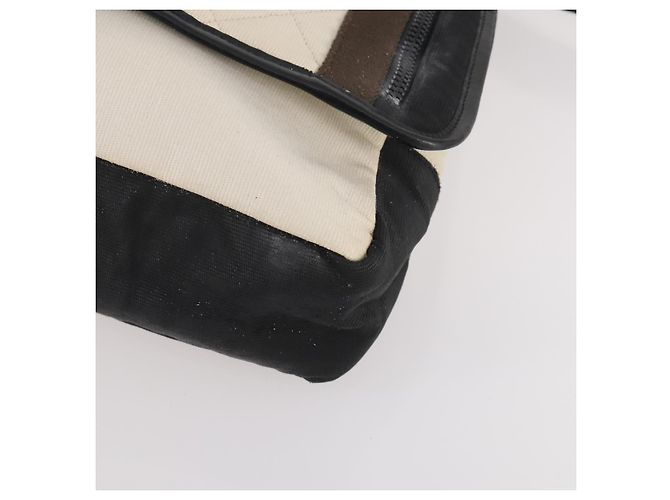 Borsa a tracolla CHANEL Sports Line in tela Bianco Argento CC Auth bs34562 - vista 14