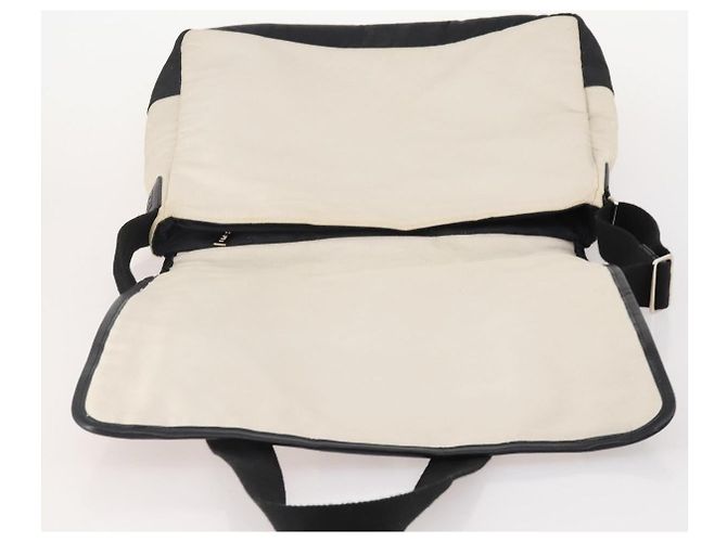 Borsa a tracolla CHANEL Sports Line in tela Bianco Argento CC Auth bs34562 - vista 18