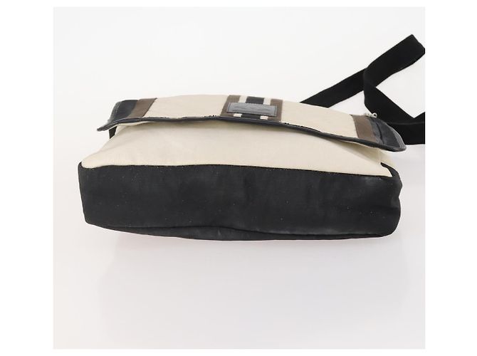 Borsa a tracolla CHANEL Sports Line in tela Bianco Argento CC Auth bs34562 - vista 5