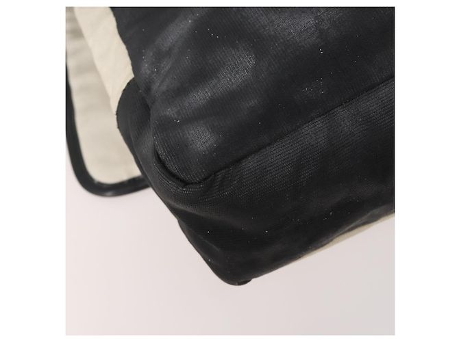 Borsa a tracolla CHANEL Sports Line in tela Bianco Argento CC Auth bs34562 - vista 9