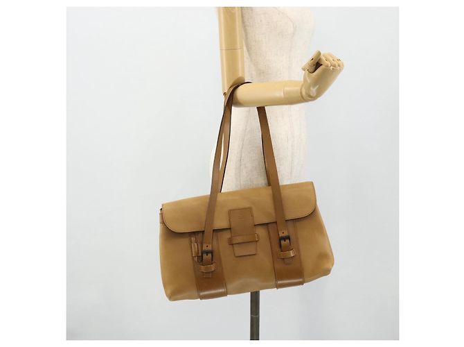 Borsa GUCCI in pelle Beige 101287 Auth 177601 - vista 22