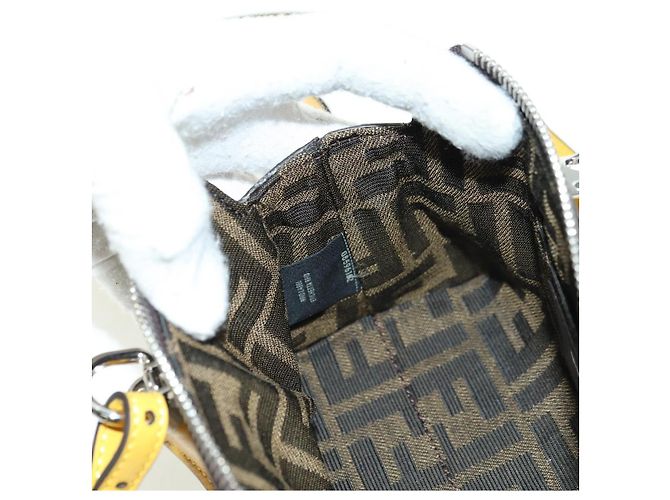 FENDI x FRGMT x POKMON Zucca Canvas By The Way Mini Dragonite Auth 167297SM Marrone Nero - vista 26