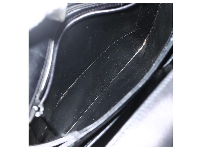 Borsa GUCCI in pelle nera e oro Auth ka4348 Nero D'oro - vista 19