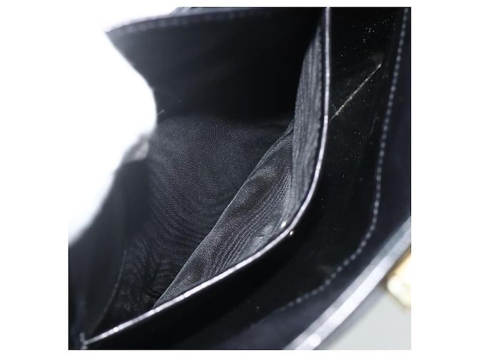 Borsa GUCCI in pelle nera e oro Auth ka4348 Nero D'oro - vista 22