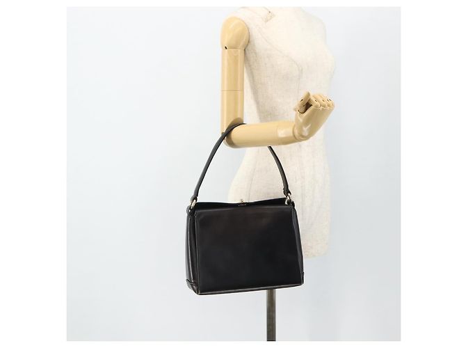 Borsa GUCCI in pelle nera e oro Auth ka4348 Nero D'oro - vista 23