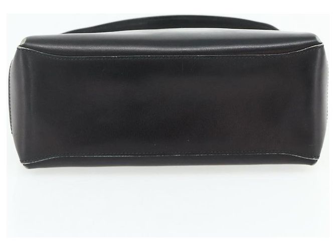 Borsa GUCCI in pelle nera e oro Auth ka4348 Nero D'oro - vista 5