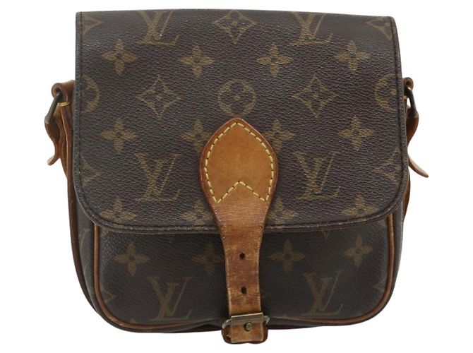 LOUIS VUITTON Borsa a spalla Monogram Cartouchiere PM M51254 LV Auth ka4293 Monogramma - vista 13