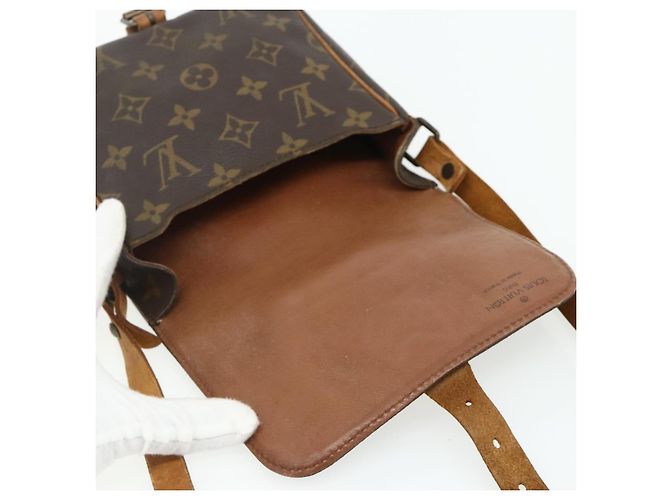 LOUIS VUITTON Borsa a spalla Monogram Cartouchiere PM M51254 LV Auth ka4293 Monogramma - vista 18