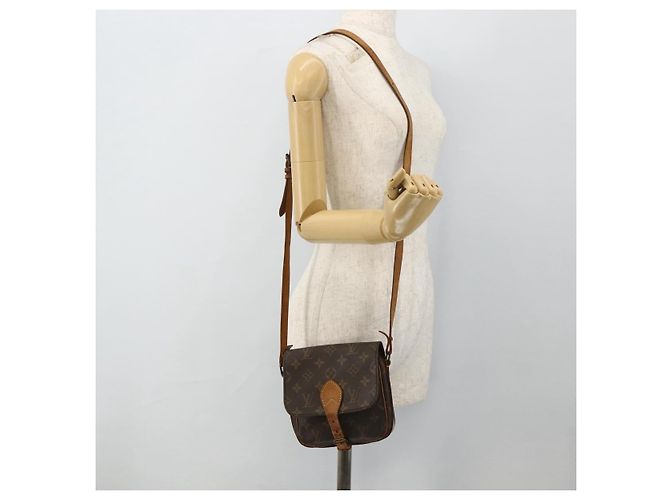 LOUIS VUITTON Borsa a spalla Monogram Cartouchiere PM M51254 LV Auth ka4293 Monogramma - vista 23
