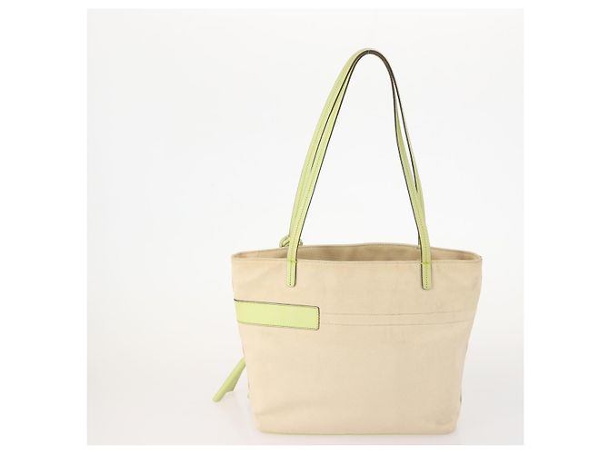BALLY Chain Shoulder Bag Canvas Leather 3 Set Beige Black Auth bs32600 Schwarz - Ansicht 3