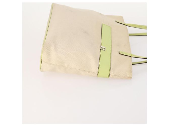 BALLY Chain Shoulder Bag Canvas Leather 3 Set Beige Black Auth bs32600 Schwarz - Ansicht 4