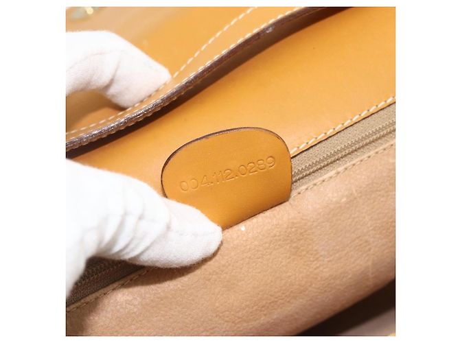 Sac à bandoulière GUCCI en PVC et cuir Beige Or 004 112 0289 Auth am11603 Doré - vue 12