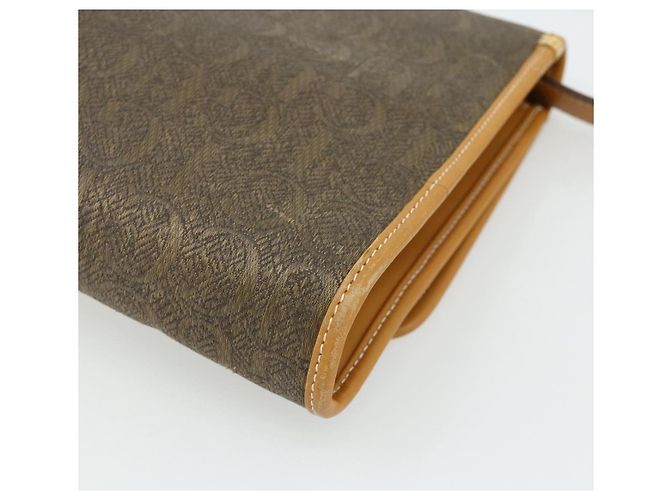 Sac à bandoulière GUCCI en PVC et cuir Beige Or 004 112 0289 Auth am11603 Doré - vue 15