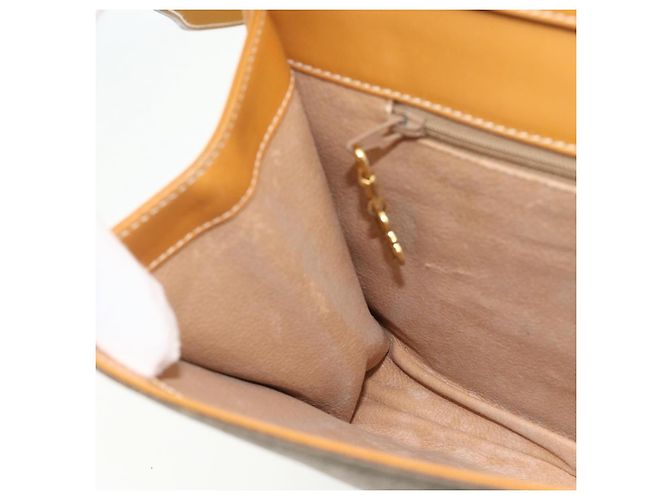 Sac à bandoulière GUCCI en PVC et cuir Beige Or 004 112 0289 Auth am11603 Doré - vue 20