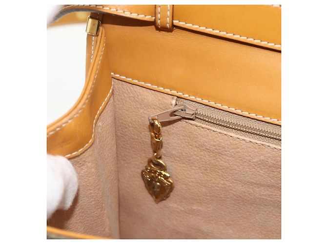 Sac à bandoulière GUCCI en PVC et cuir Beige Or 004 112 0289 Auth am11603 Doré - vue 21