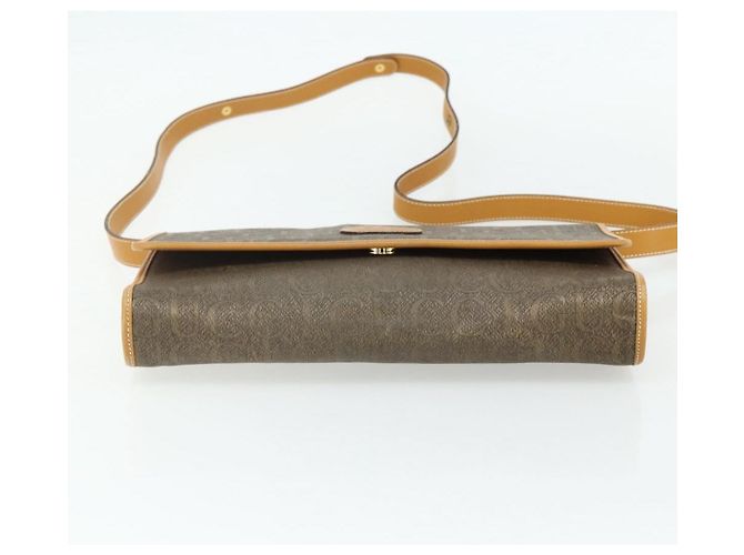 Sac à bandoulière GUCCI en PVC et cuir Beige Or 004 112 0289 Auth am11603 Doré - vue 5