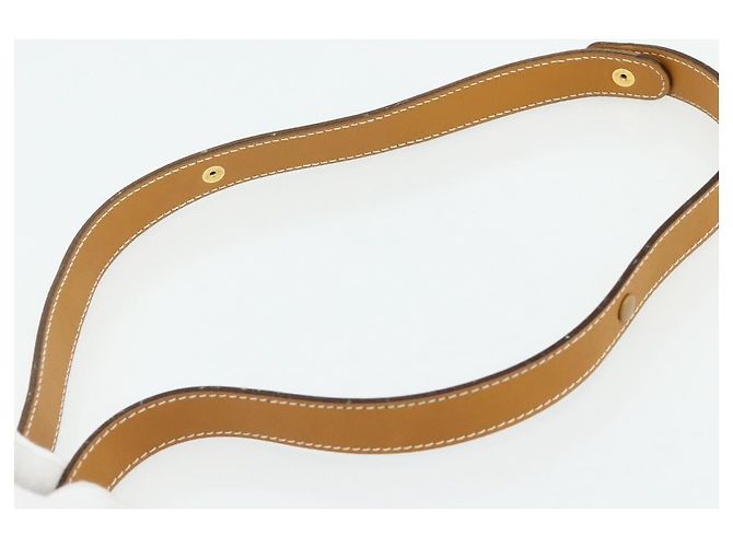 Sac à bandoulière GUCCI en PVC et cuir Beige Or 004 112 0289 Auth am11603 Doré - vue 8