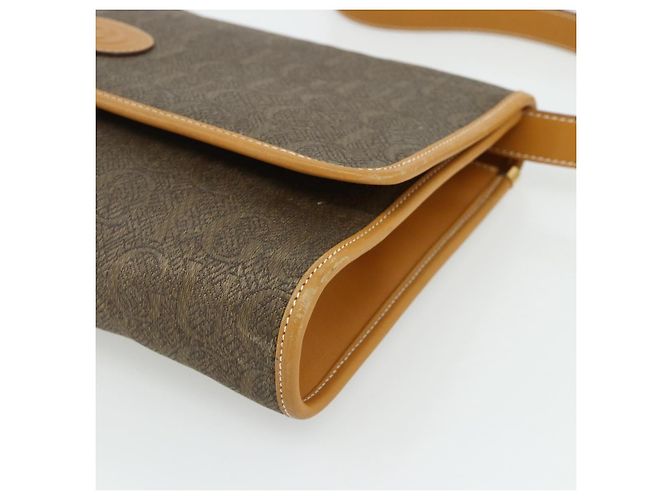 Sac à bandoulière GUCCI en PVC et cuir Beige Or 004 112 0289 Auth am11603 Doré - vue 9