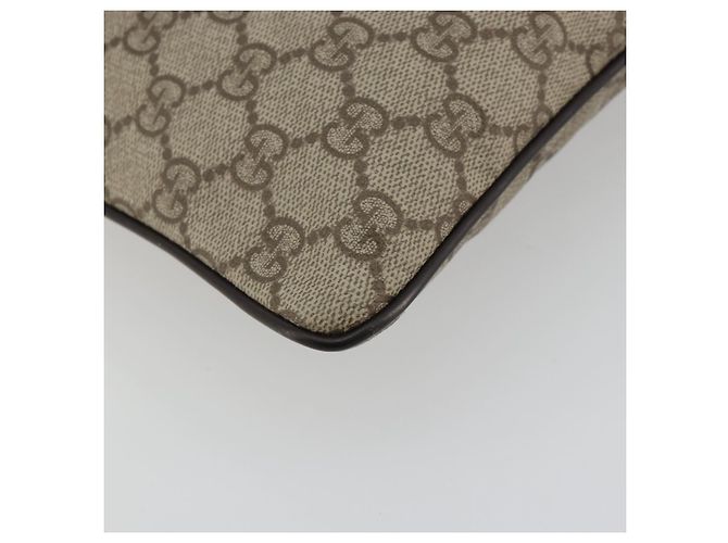 Borsa a tracolla GUCCI GG Supreme PVC Beige Argento 141626 Auth ka4329 - vista 15