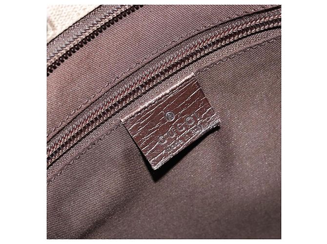 Borsa a tracolla GUCCI GG Supreme PVC Beige Argento 141626 Auth ka4329 - vista 19