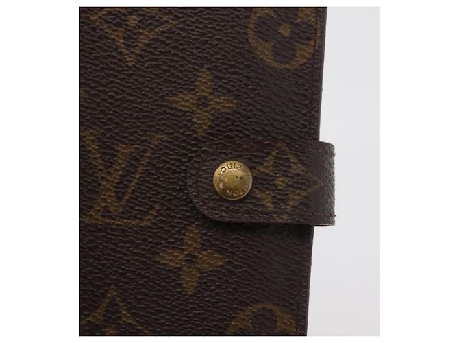 LOUIS VUITTON Monogram Agenda PM Day Planner Cover R20005 LV Auth BA12617 Monograma - vista 17