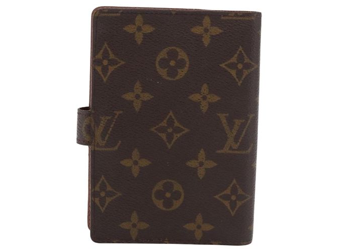 LOUIS VUITTON Monogram Agenda PM Day Planner Cover R20005 LV Auth BA12617 Monograma - vista 2