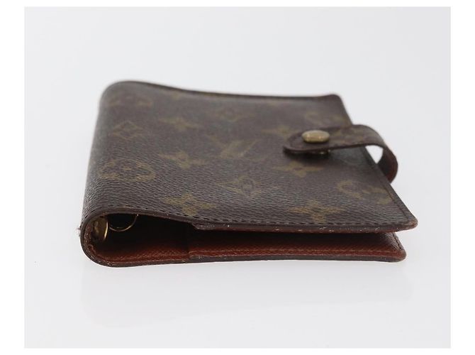 LOUIS VUITTON Monogram Agenda PM Day Planner Cover R20005 LV Auth BA12617 Monograma - vista 6