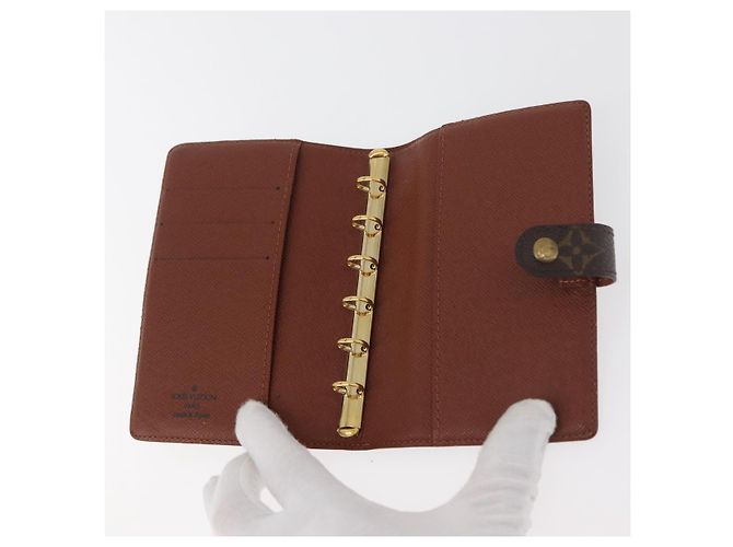 LOUIS VUITTON Monogram Agenda PM Day Planner Cover R20005 LV Auth BA12617 Monograma - vista 8