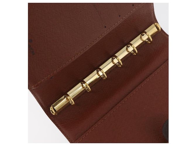 LOUIS VUITTON Monogram Agenda PM Day Planner Cover R20005 LV Auth BA12617 Monograma - vista 9