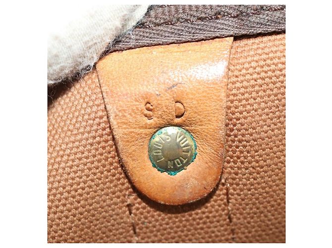 LOUIS VUITTON Borsa Boston Monogram Keepall 55 M41424 LV Auth 176942 Monogramma - vista 12