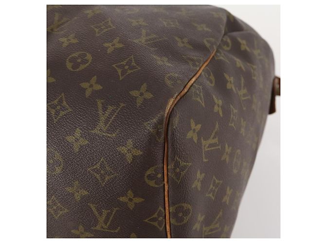LOUIS VUITTON Borsa Boston Monogram Keepall 55 M41424 LV Auth 176942 Monogramma - vista 15