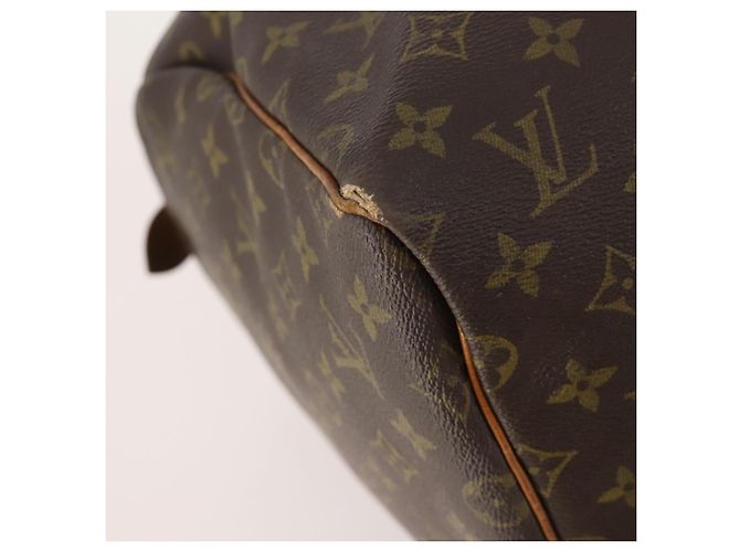 LOUIS VUITTON Borsa Boston Monogram Keepall 55 M41424 LV Auth 176942 Monogramma - vista 16
