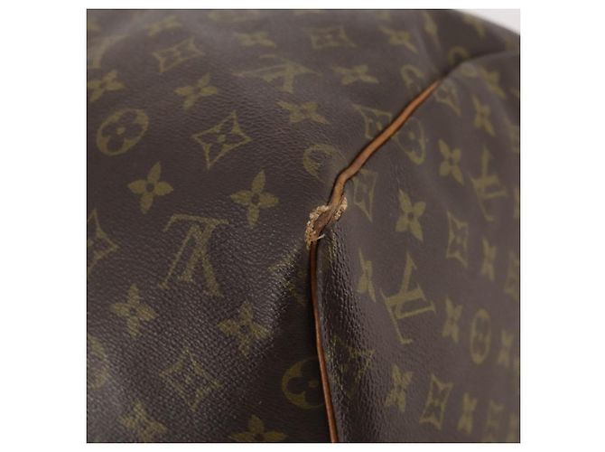 LOUIS VUITTON Borsa Boston Monogram Keepall 55 M41424 LV Auth 176942 Monogramma - vista 17