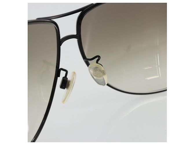 Occhiali da sole CHANEL plastica Black 4128 CC Auth hk3744A Nero - vista 10