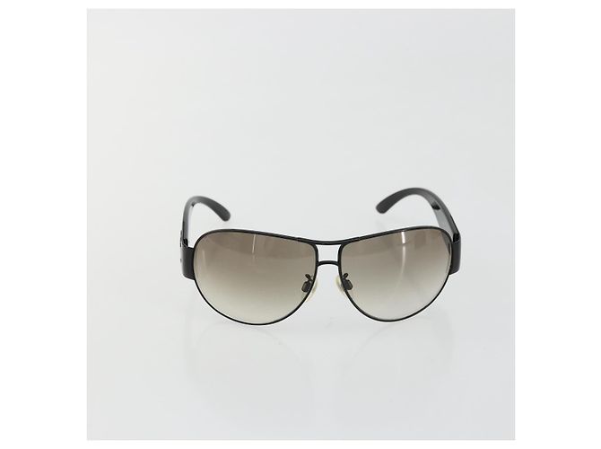 Occhiali da sole CHANEL plastica Black 4128 CC Auth hk3744A Nero - vista 2