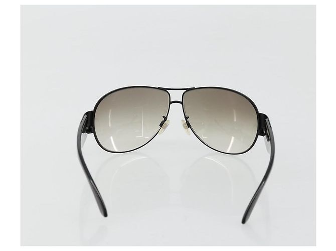 Occhiali da sole CHANEL plastica Black 4128 CC Auth hk3744A Nero - vista 3