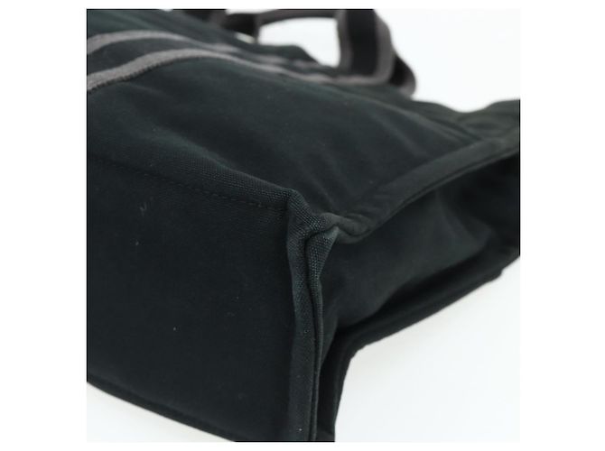 Hermès HERMES Fourre Tout MM Tote Bag cotone Nero Auth ti3923A - vista 16