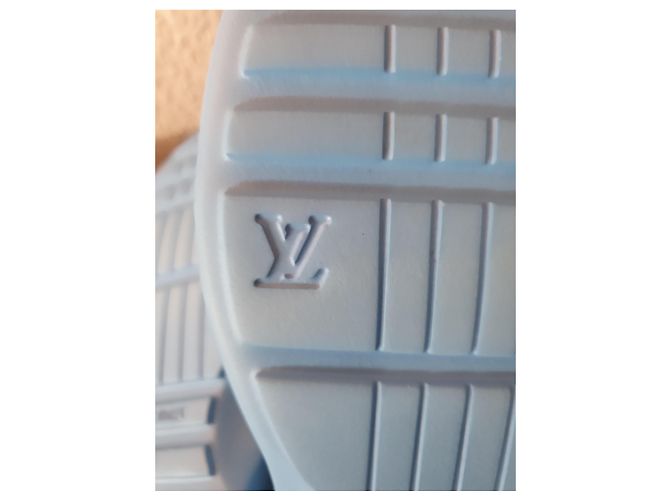 Louis Vuitton Ciabatte in gomma Blu - vista 5