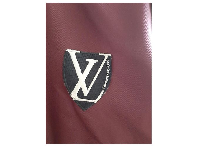 Giacca Bomber Louis Vuitton Donna Nero Bianco Bordò - vista 5
