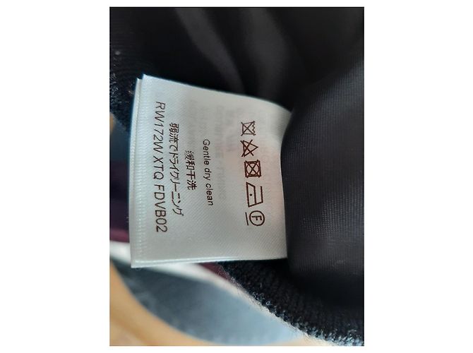 Giacca Bomber Louis Vuitton Donna Nero Bianco Bordò - vista 9
