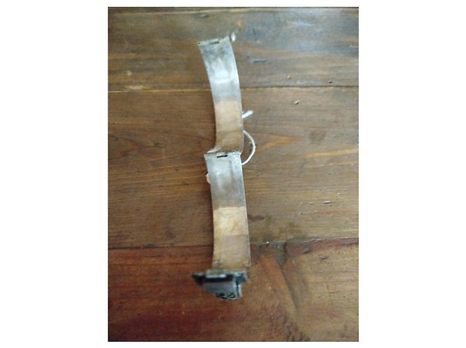 Autre Marque Bracelet jonc oriental ouvragé en argent Multicolore - vue 4