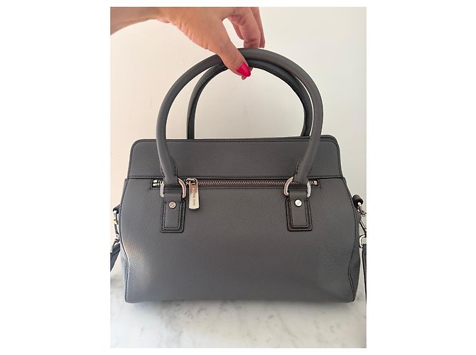 Borsa Michael Kors in pelle grigia Grigio - vista 14