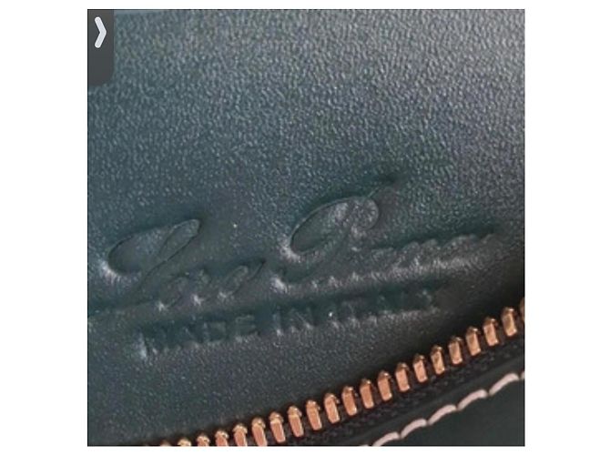 Loro Piana Borsa Vanity in pelle verde Verde scuro - vista 5