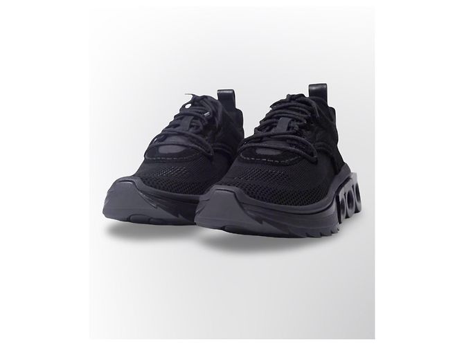 Sneakers Salvatore Ferragamo Gancini in Nylon - Nero - vista 10