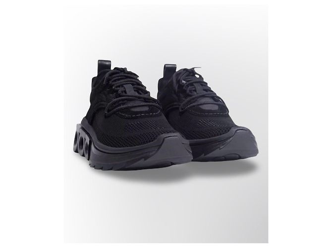 Sneakers Salvatore Ferragamo Gancini in Nylon - Nero - vista 13